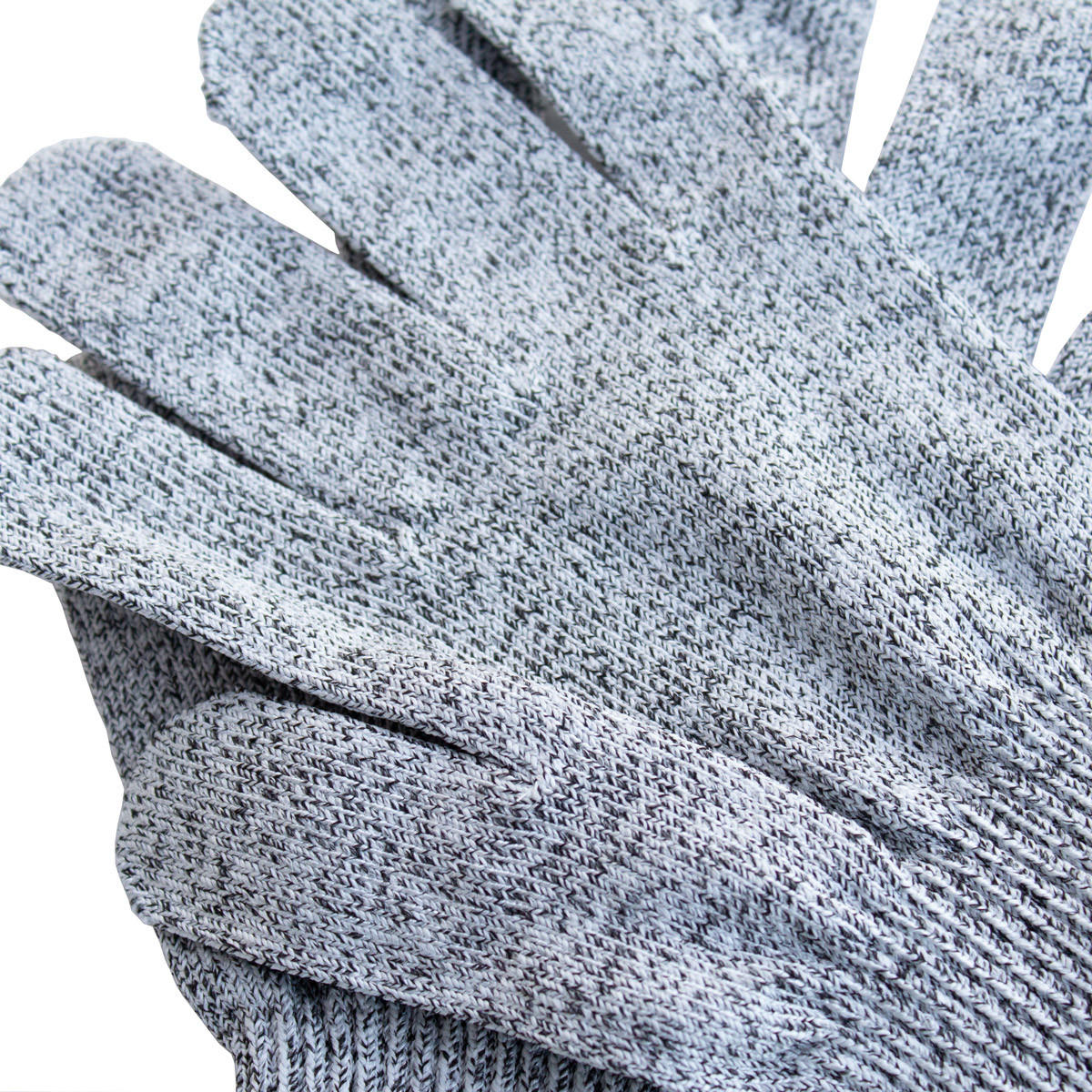 SCHNITTSCHUTZHANDSCHUHE 2er Set M+L - Grau, Textil (12/23cm) - TAINO