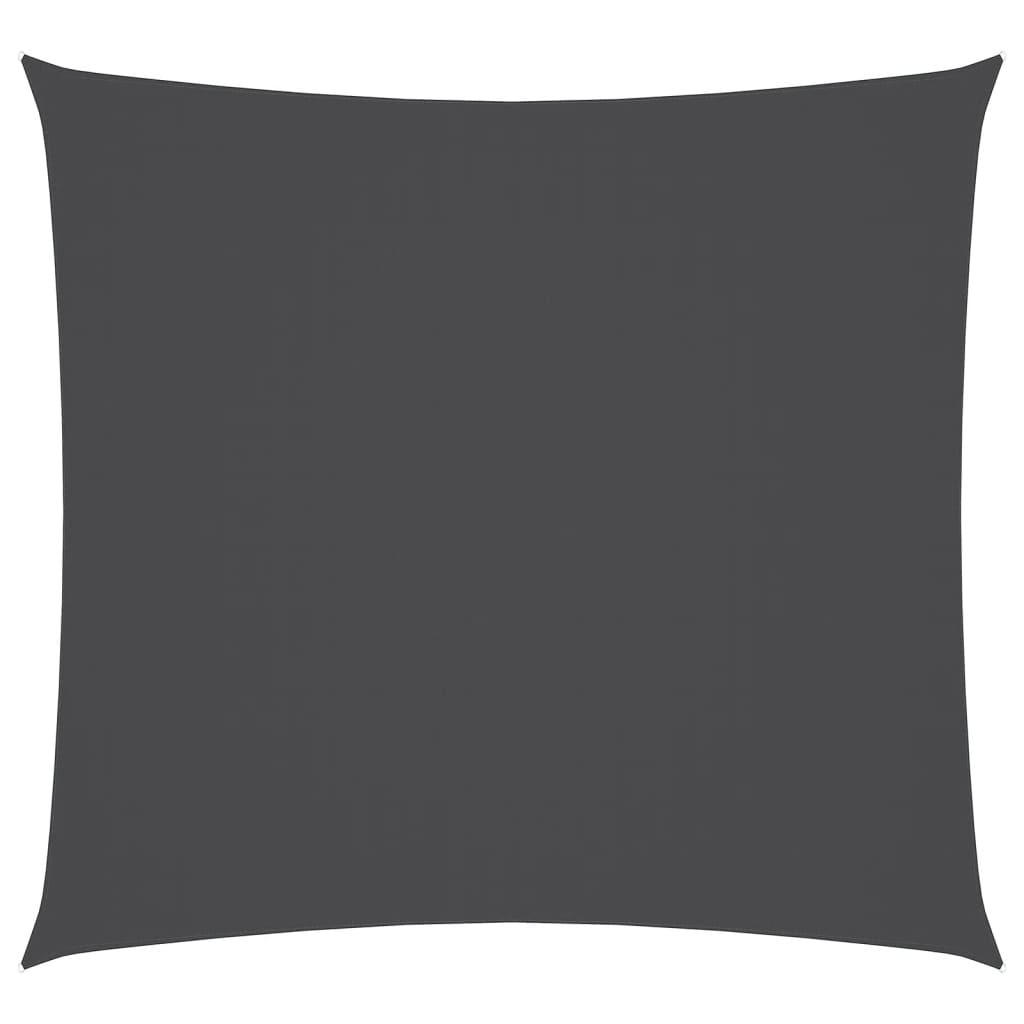 SONNENSEGEL Oxford-Gewebe Quadratisch 7x7 m Anthrazit - Anthrazit, Textil (700/700cm) - furnicato