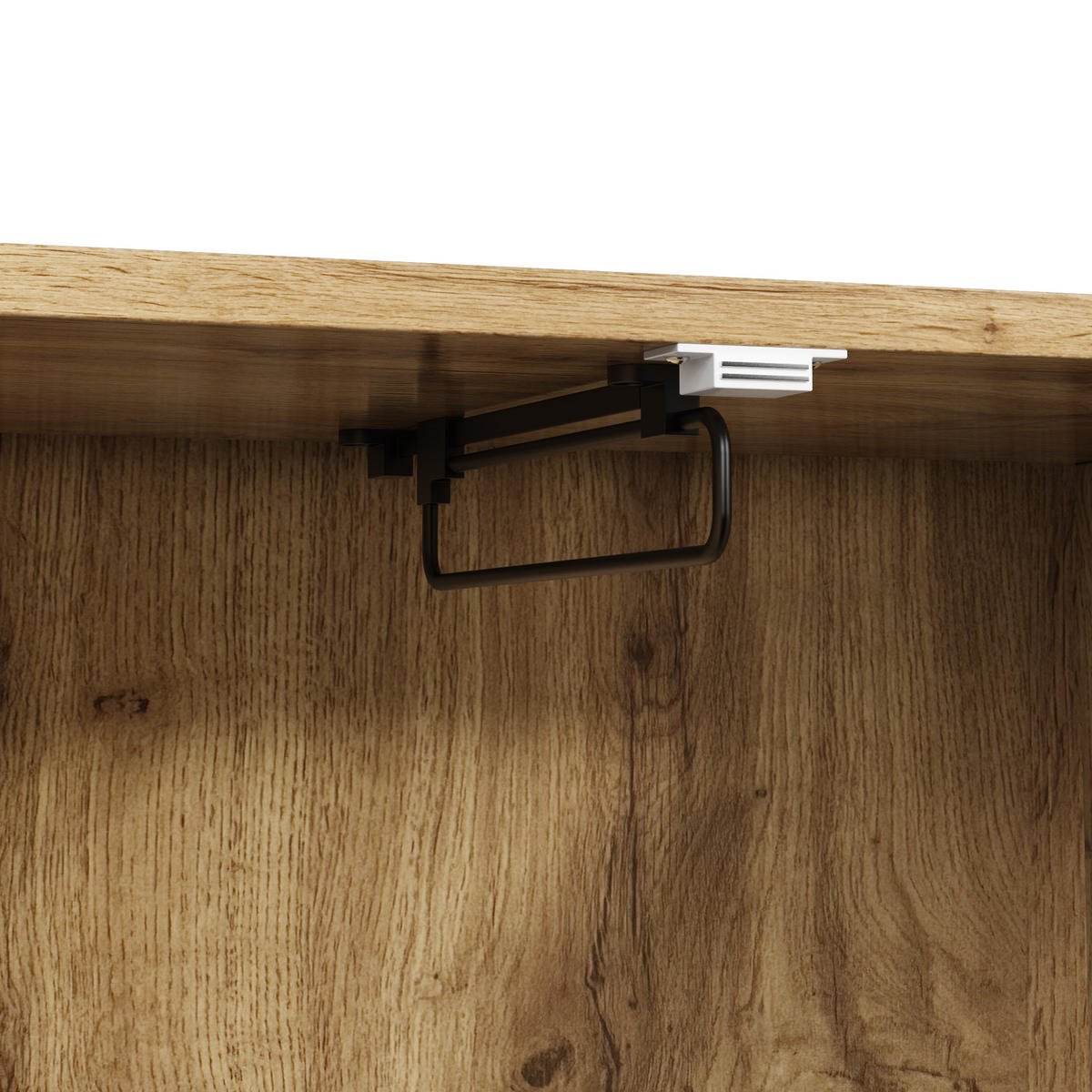 SCHUHSCHRANK aus MDF 110x38x186cm in Natur mit Soft-Close - Naturfarben, Holzwerkstoff (110/186/38cm) - Modfu