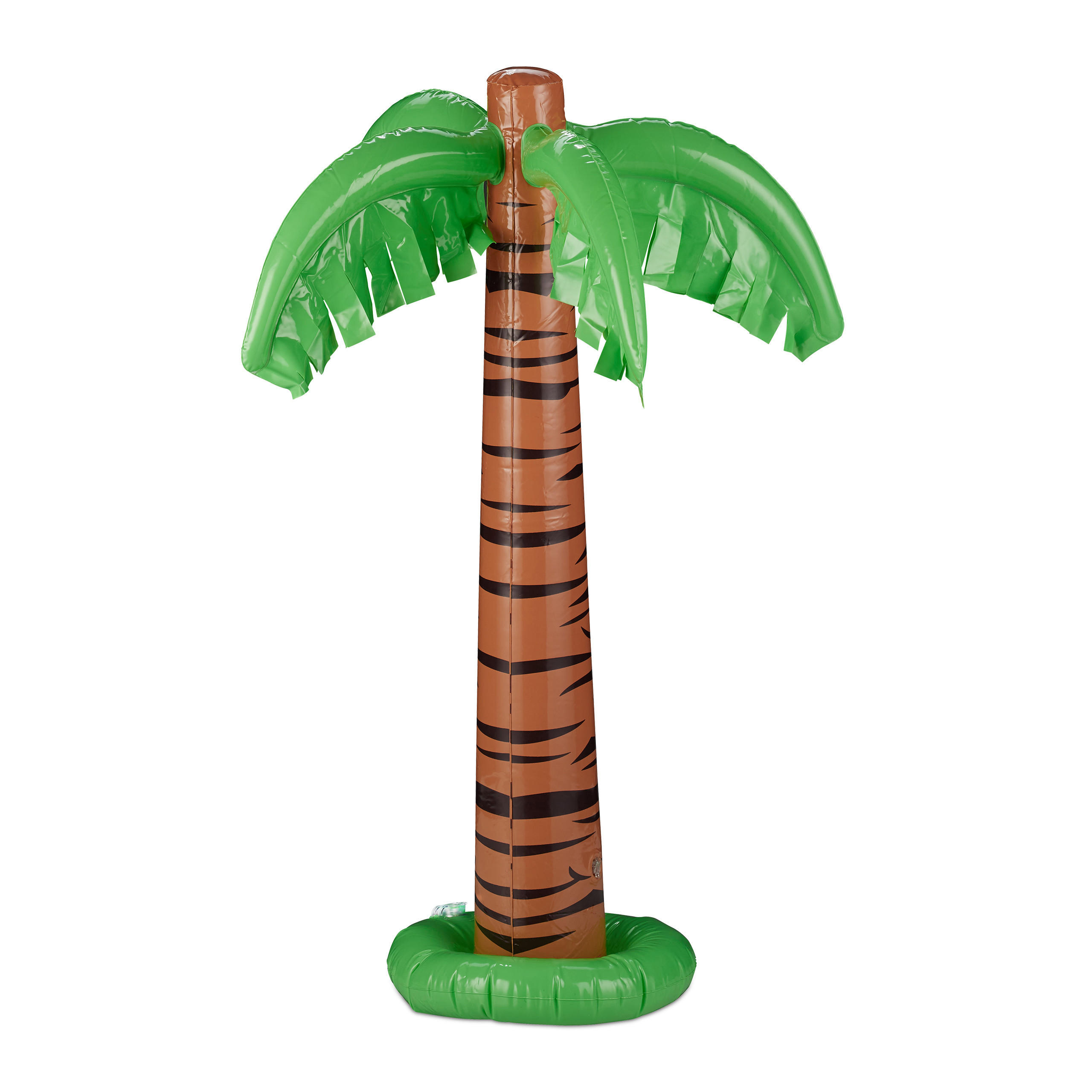 Relaxdays PALMA Zelená Hnědá nafukovací PVC 80 cm