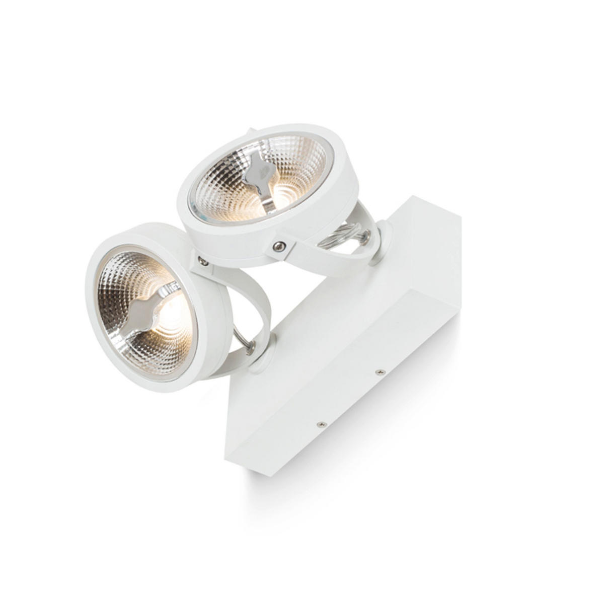 DECKENLEUCHTE KELLY LED II DIMM Weiß 24 W - Weiß, Metall (30/30/20cm) - Rendl