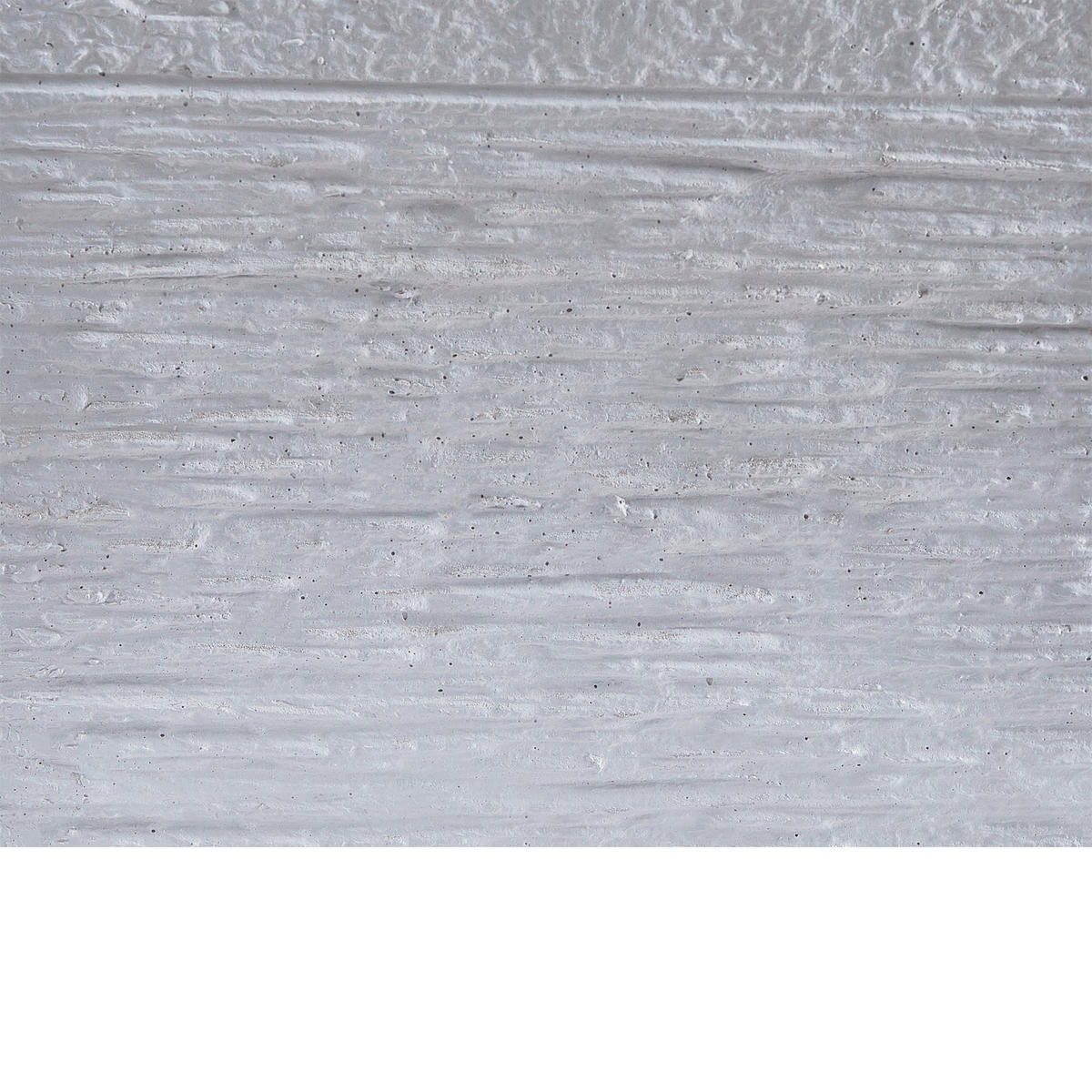 BLUMENTOPF weiß quadratisch 30/30/28 cm Paros - Weiß, Naturmaterialien (28cm) - Beliani