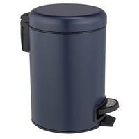 TRETEIMER für Bad 3 l 22,5/17/25 cm - Dunkelblau, Metall (17/25/22.5cm) - Wenko
