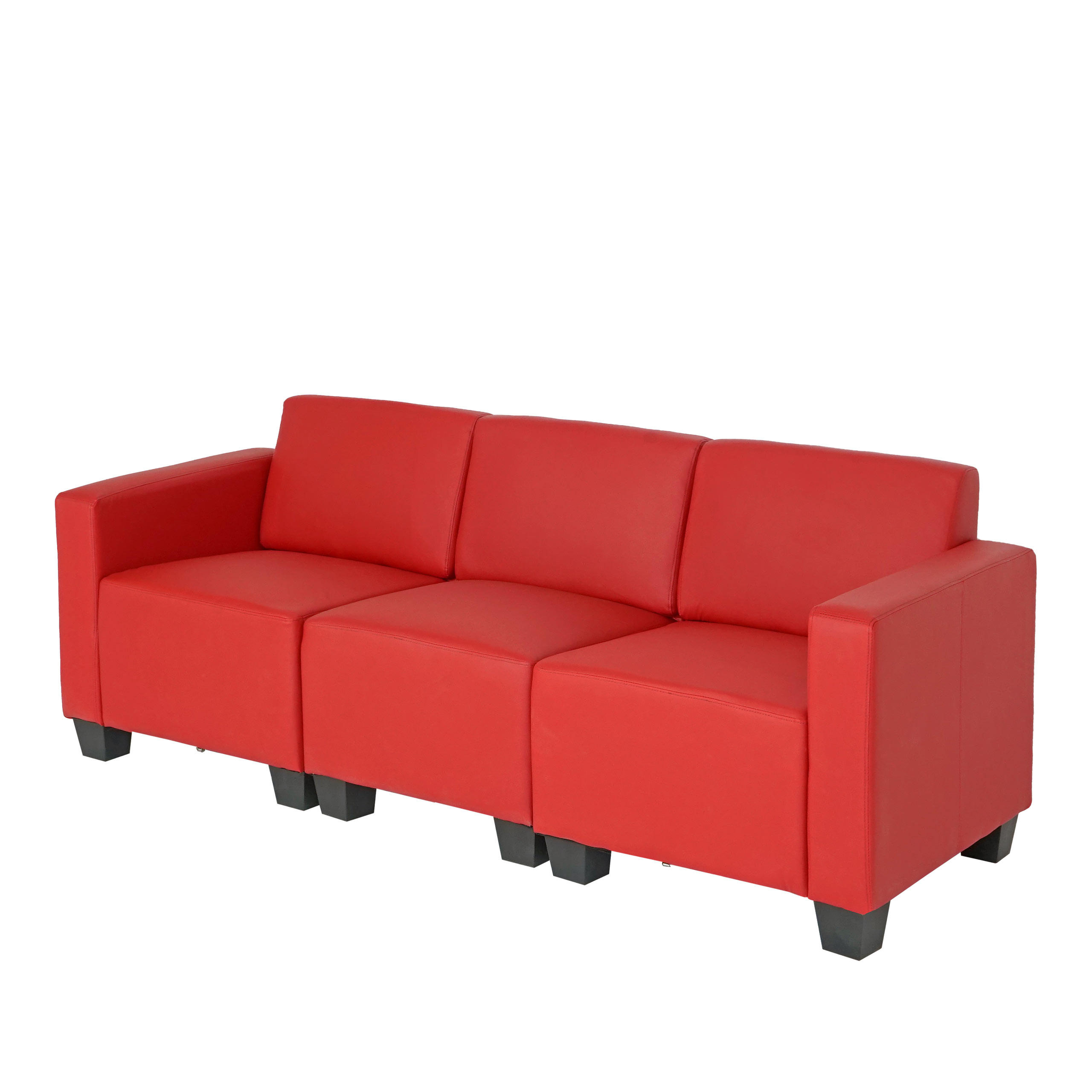 3-SITZER SOFA Rot - Rot, Textil (193/76/72cm) - MCW