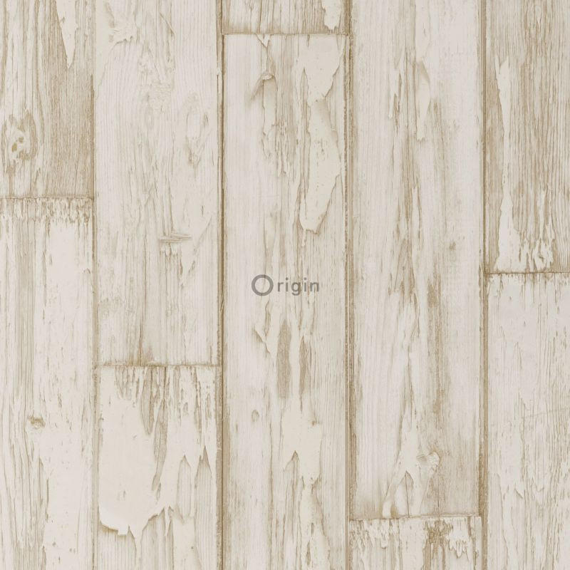 TAPETE Holz-Optik 52 cm x 10.05 m - Beige, Papier (52/1000cm) - Origin Wallcoverings