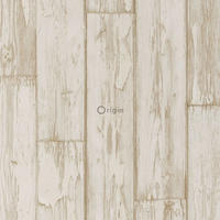 TAPETE Holz-Optik 52 cm x 10.05 m - Beige, Papier (52/1000cm) - Origin Wallcoverings