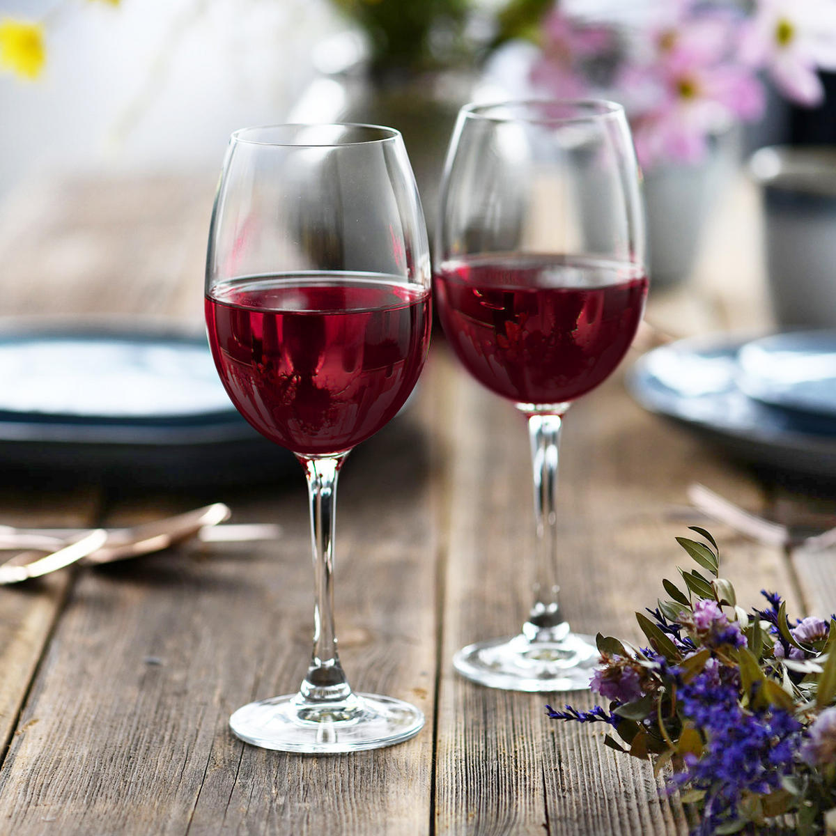 ROTWEINGLÄSER, 6er-Set, 360 ml - Transparent, Glas (0.36L) - Krosno Glass