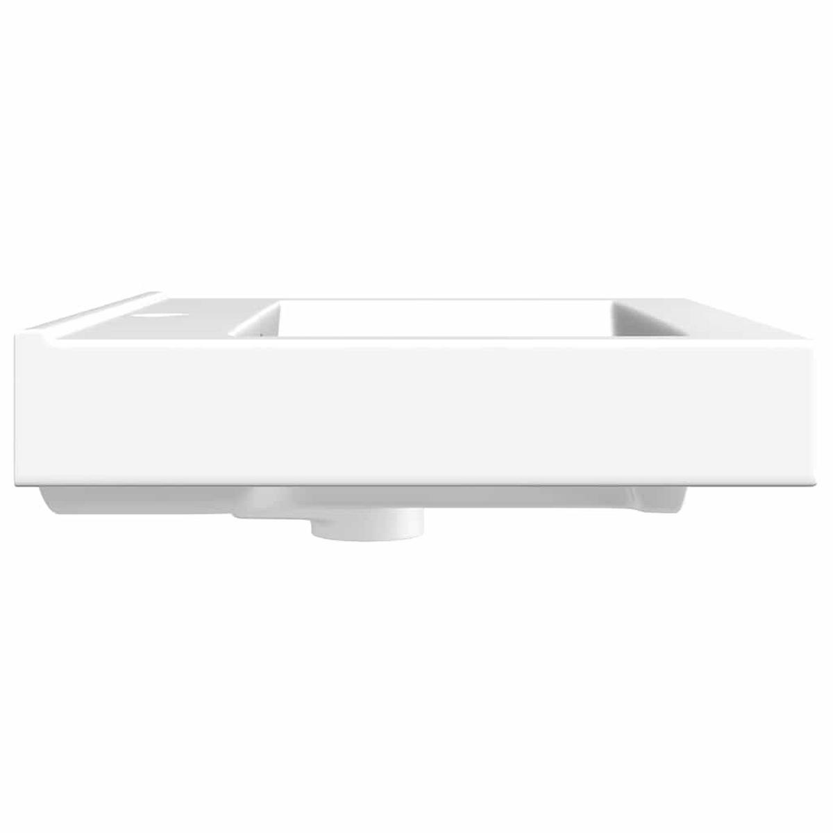 WASCHBECKEN Kozak 60/46/16 cm - Weiß, Keramik (60/16/46cm) - Nettlife