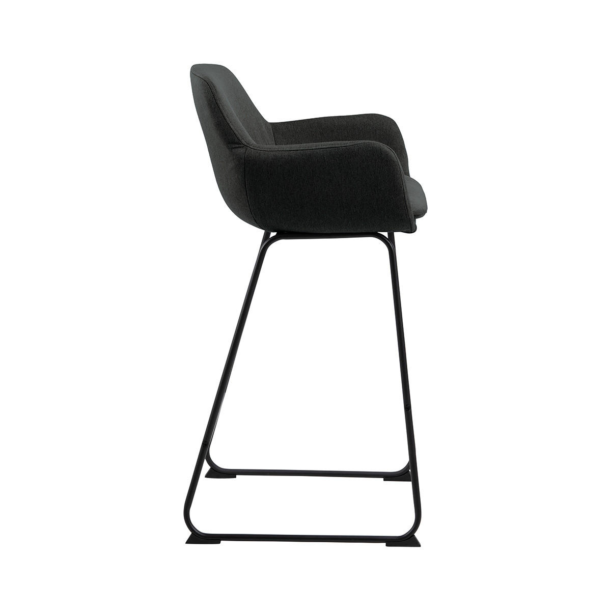 BARHOCKER 2er-Set dunkelgrau - Grau, Holzwerkstoff (52/100/53cm) - ebuy24