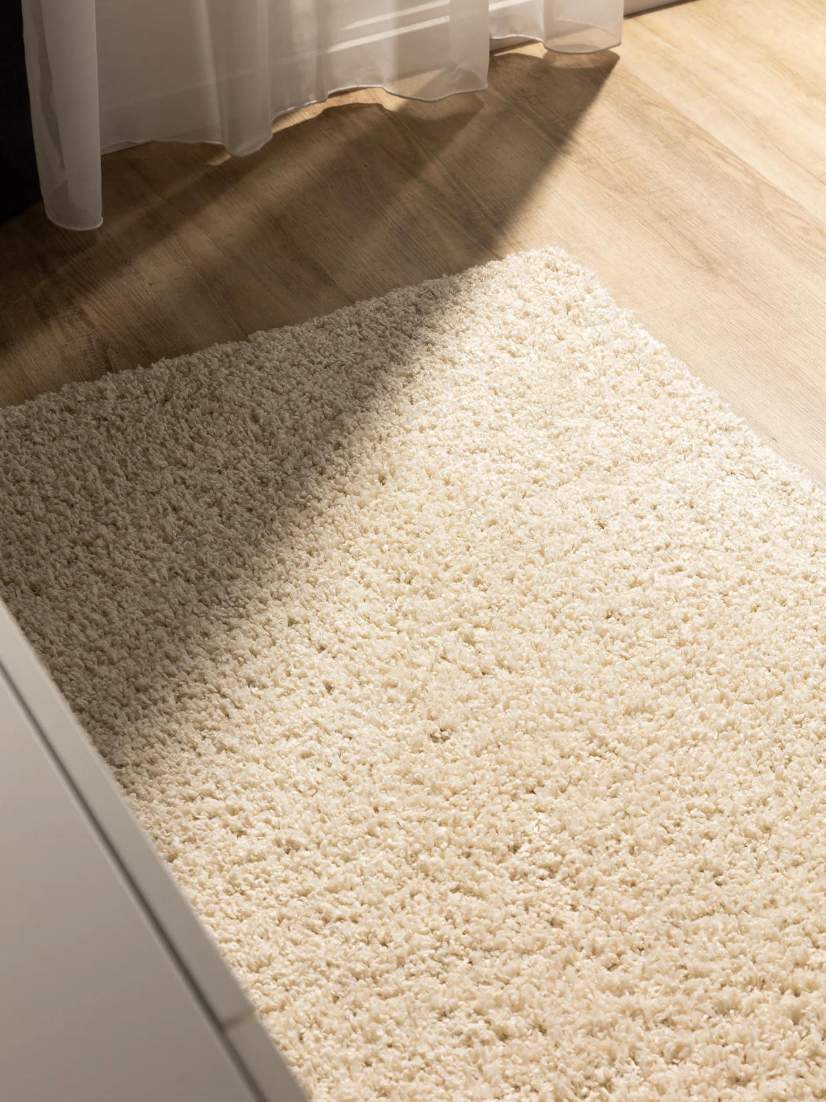 PRATEĽNÝ shaggy koberec Soho Krémová 80x250 cm - krémová, plast (80/250cm) - benuta