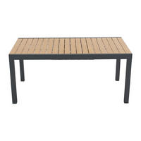 GARTENTISCH - 6 Personen, 8 Personen - Metall - Anthrazitgrau - - Anthrazit, Metall (90/230/74cm) - Vente-Unique