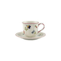 ESPRESSOTASSE MIT UNTERTASSE Petite Fleur bunt 80 ml - Multicolor, Keramik (0.08L) - Villeroy & Boch