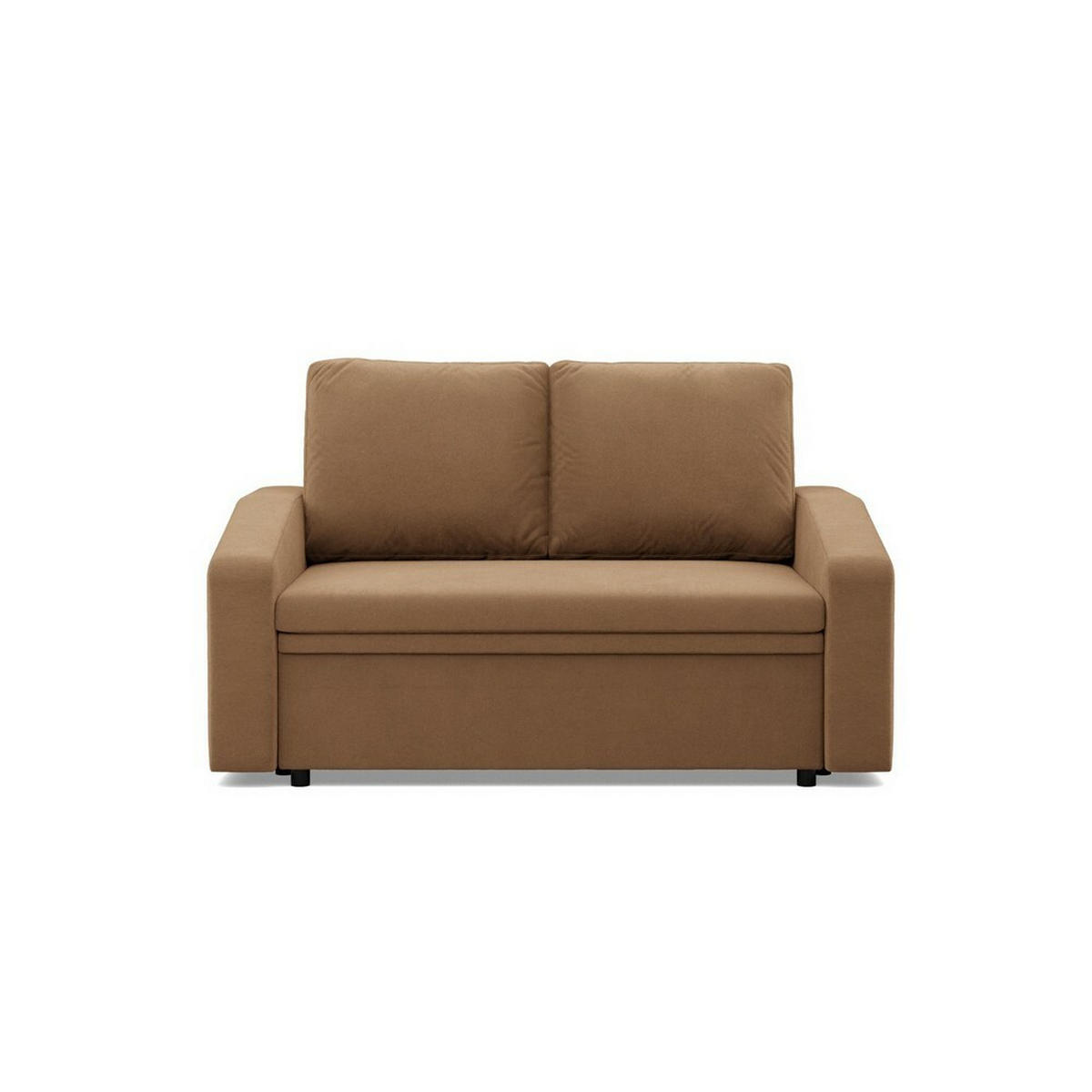 SOFA Neo mit abgeschrägter Armlehnen cappuccino - Cappuccino, Textil (148/90/87cm) - SIMKAM Furniture