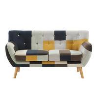 SOFA ohne Schlafmöglichkeit - 2 Personen - Stoff - Mehrfarbig - - Multicolor, Textil (158/81/80.5cm) - Vente-Unique