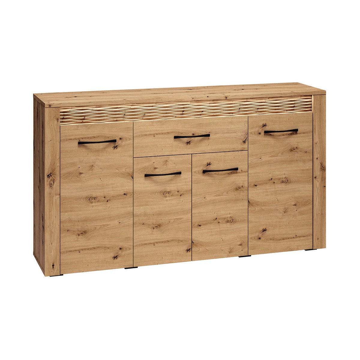 KOMMODE – 165 cm – Artis – Eiche Artisan - Eiche Artisan, Holzwerkstoff (165/94/40cm) - hi-markt