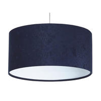 HÄNGELEUCHTE Blau 40/20 cm - Blau/Weiß, Kunststoff (40/0.6/20cm) - ONZENO