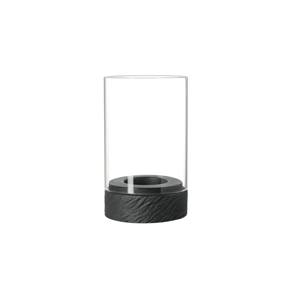 WINDLICHT Manufacture Rock Home 13 cm - Schwarz, Glas/Keramik (8/13.2/8cm) - Villeroy & Boch