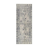 WEBTEPPICH Blau Siroco 80/200 cm - Blau/Beige, Naturmaterialien/Textil (80/200cm) - Atticgo