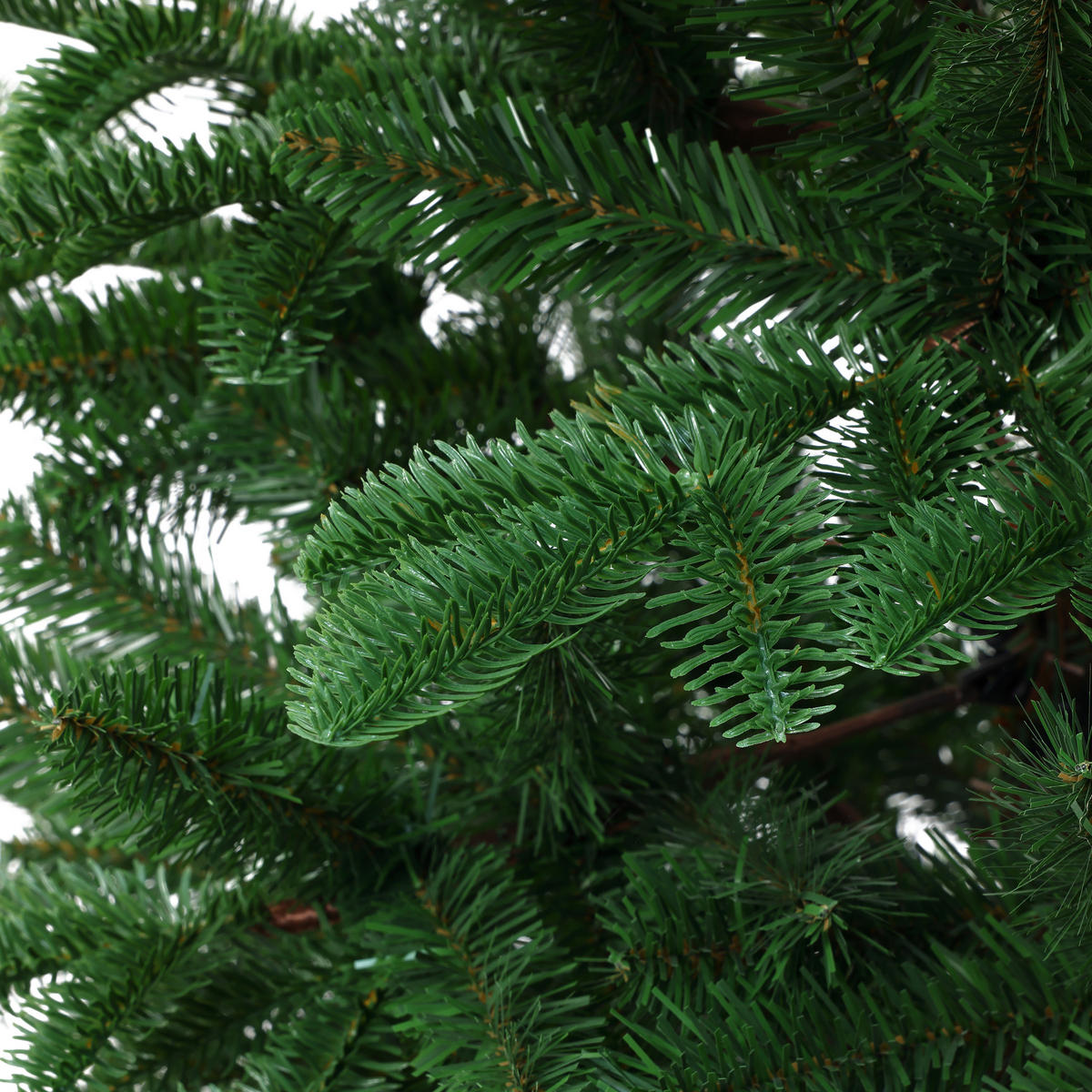 KÜNSTLICHER Weihnachtsbaum 178 cm, Naturgrün mit 776 PE-/PVC-Spitzen - Grün, Kunststoff (180cm) - Hometopia