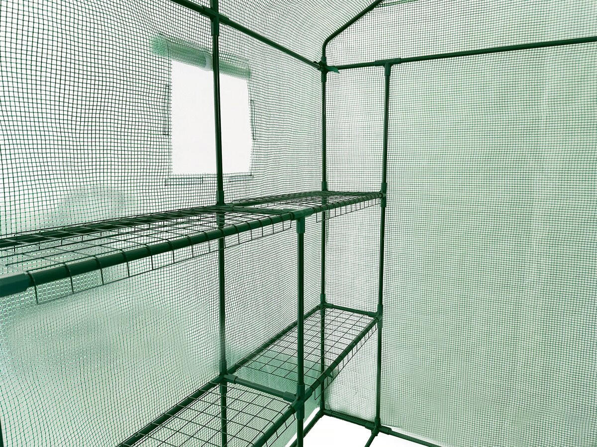 GEWÄCHSHAUSFOLIE lys Grün - Grün, Kunststoff (143/170/143cm) - Habitat Garten