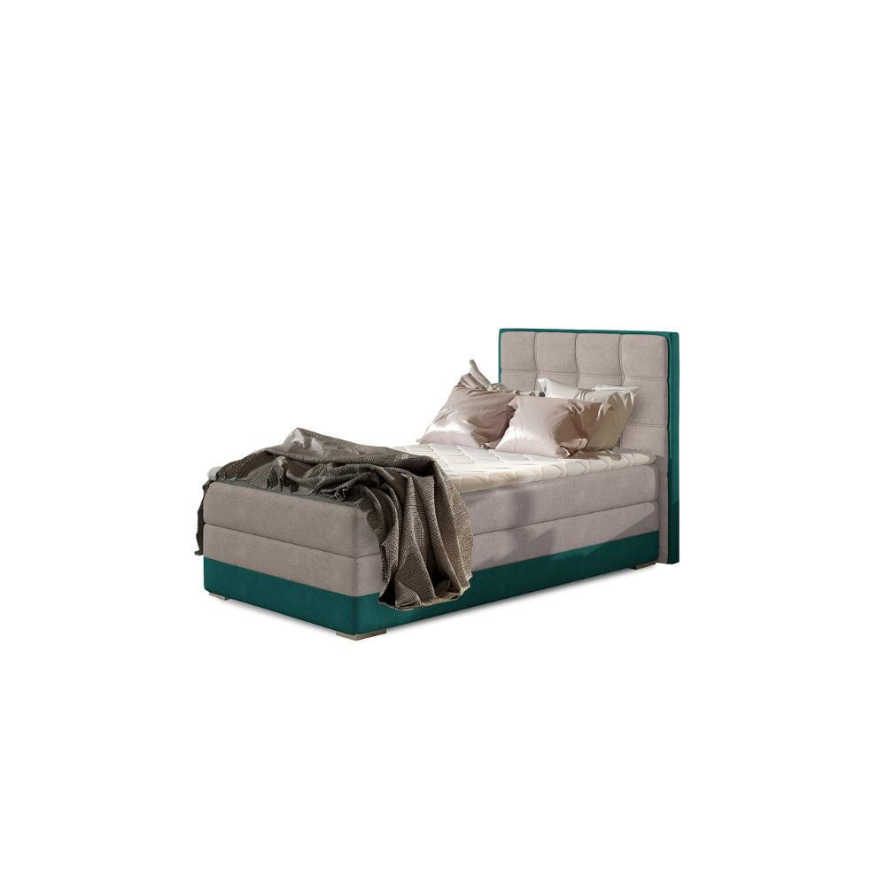 BOXBETT Aster 90x200 cm Bonellfederkern inkl - Beige, Holz/Textil (90/200cm) - Best For Home