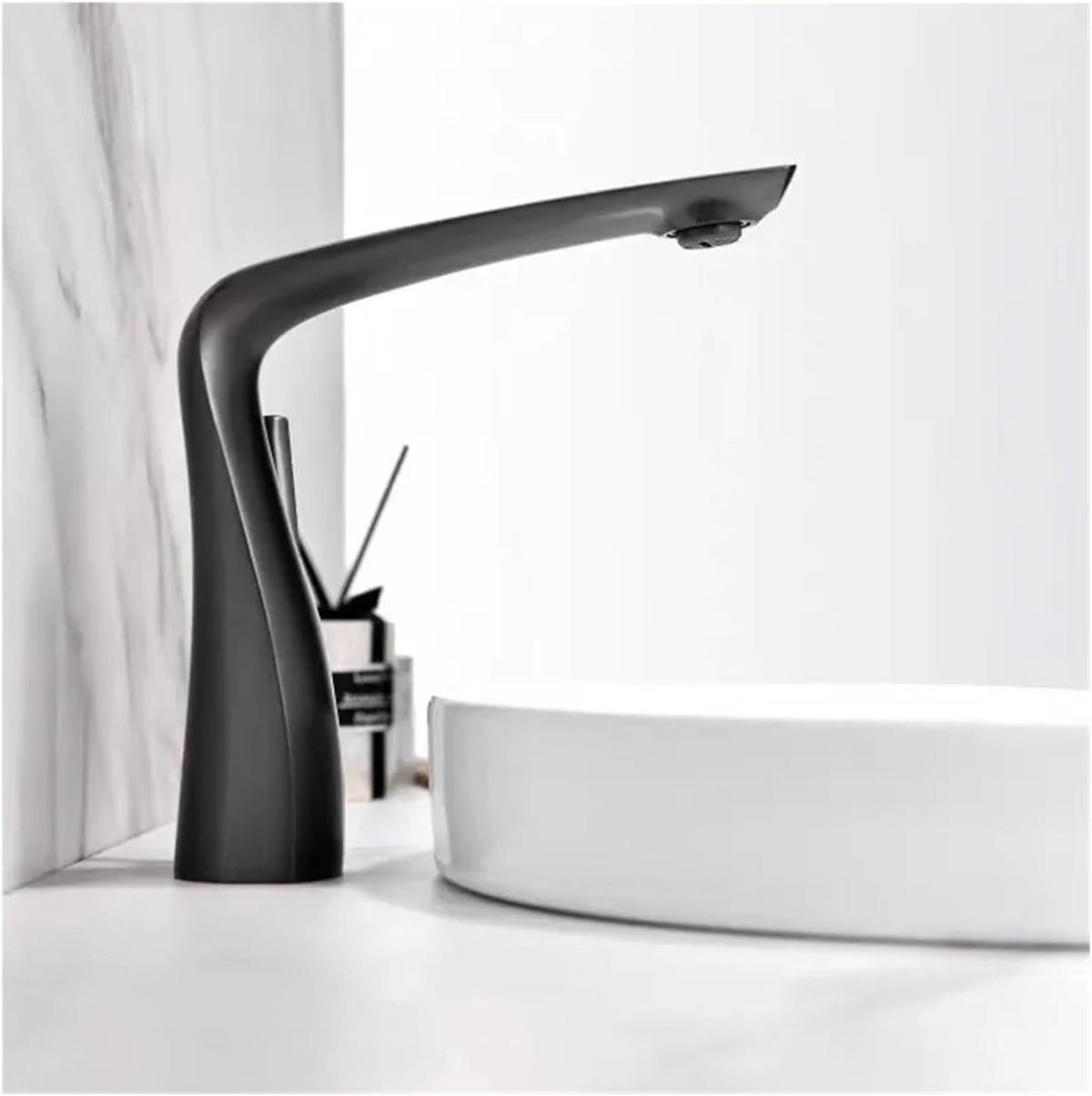 BADEZIMMERARMATUR, 18 cm hoch, Roségold - Roségold, Metall (30/10/20cm) - Vallsero