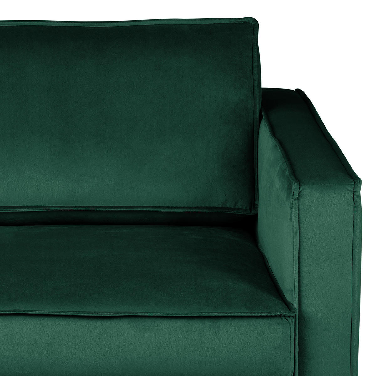 XL SESSEL - Schwarz/Grün, Textil/Metall (117/81/96cm) - home24