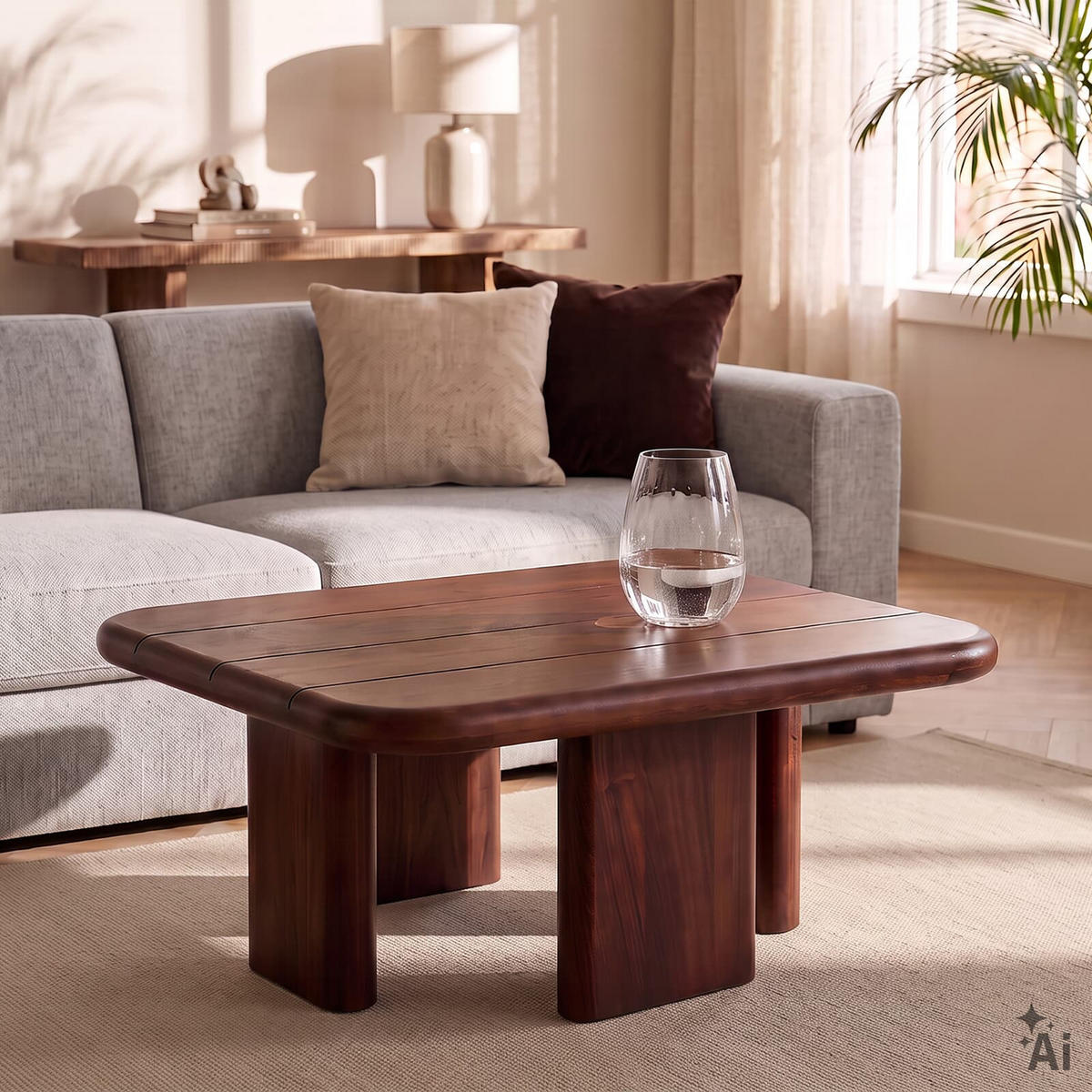 COUCHTISCH YAMA dunkelbraun - Dunkelbraun, Holz (70/70/33cm) - IDIMEX