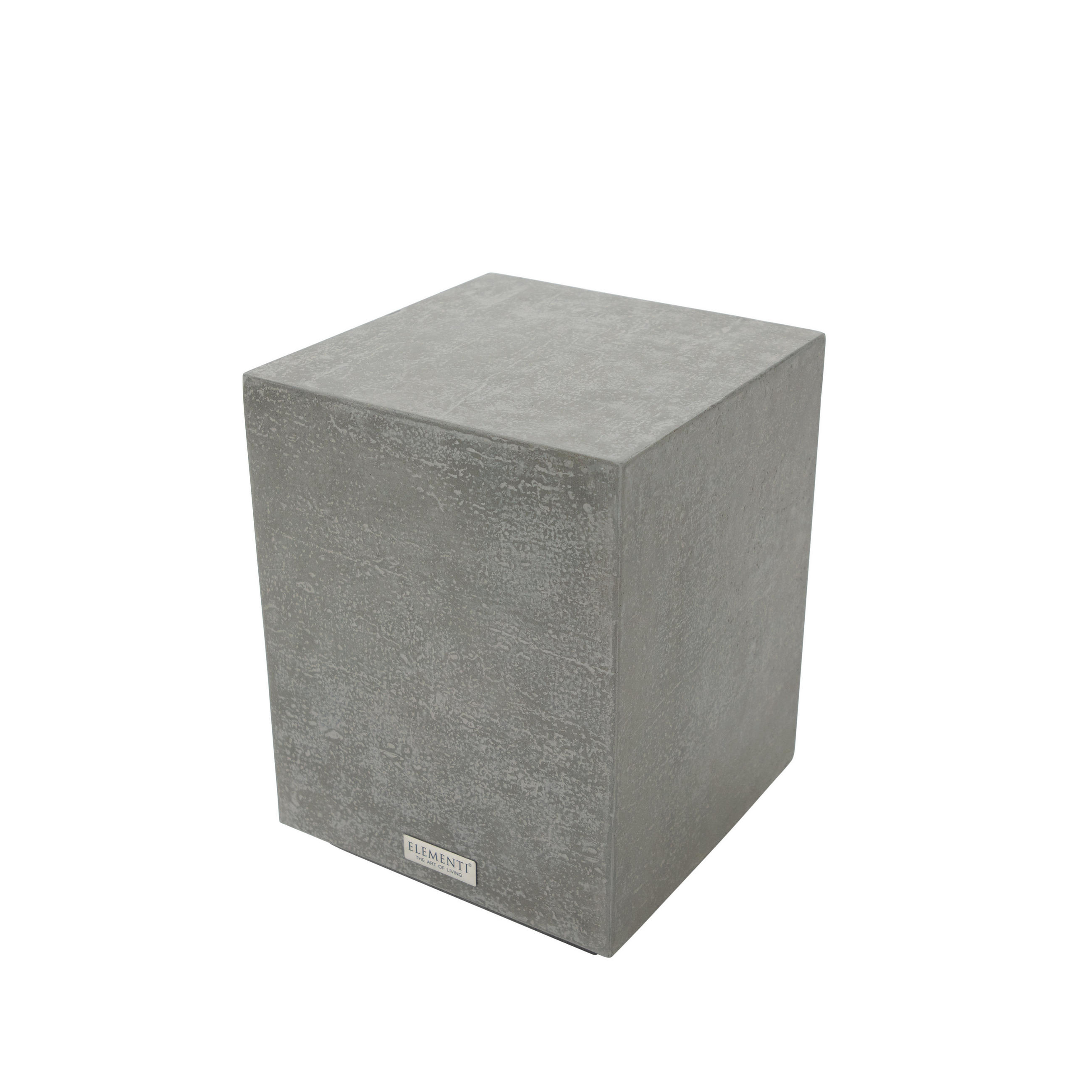 BEISTELLTISCH TEVERE aus GF-Beton, Wetterbeständig, 35x35x46 cm - Grau, Naturmaterialien (35/35/46cm) - Elementi
