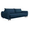 SCHLAFSOFA Sonia - Schwarz/Dunkelblau, Holz/Textil (251/76/95cm) - MIRJAN24