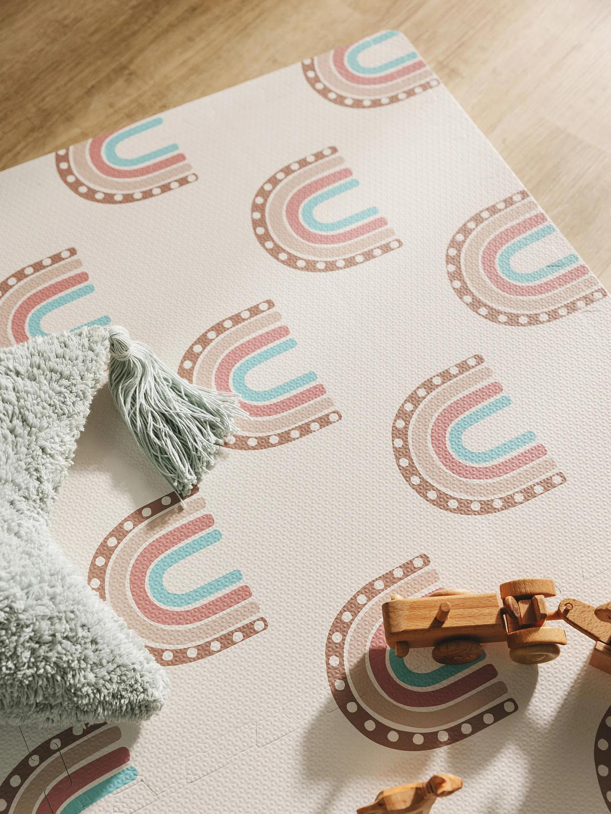 SPIELMATTE Rainbow Multicolor 120x180 cm - Multicolor, Textil (120/180cm) - Lytte