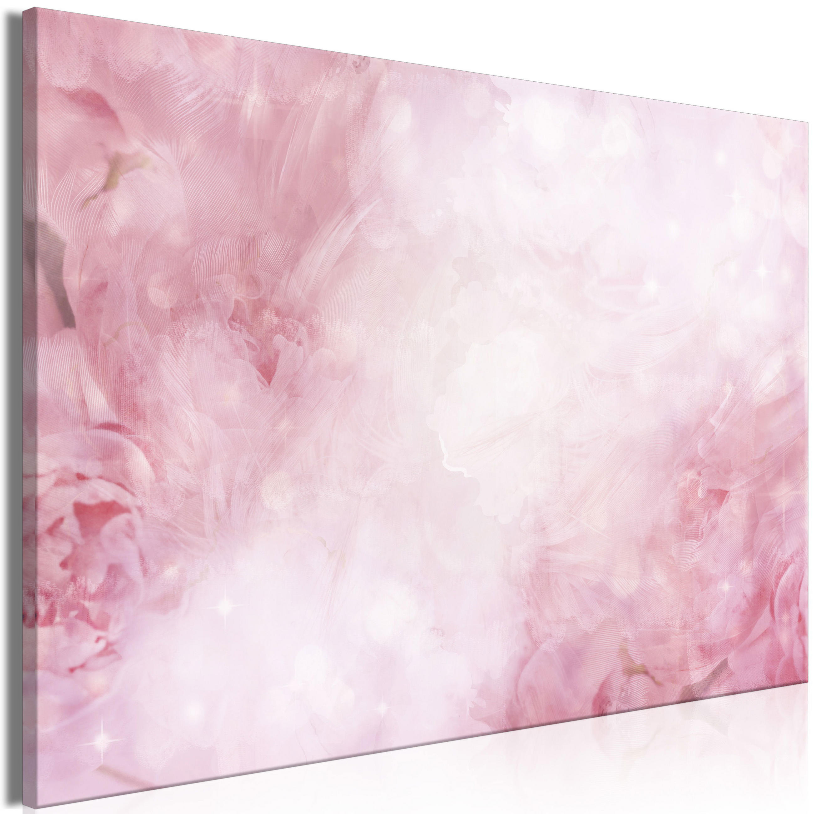 KUNSTDRUCK Rosa 90/60 cm - Pink, Textil (90/60cm) - KUNSTLOFT