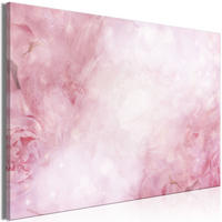 KUNSTDRUCK Rosa 90/60 cm - Pink, Textil (90/60cm) - KUNSTLOFT