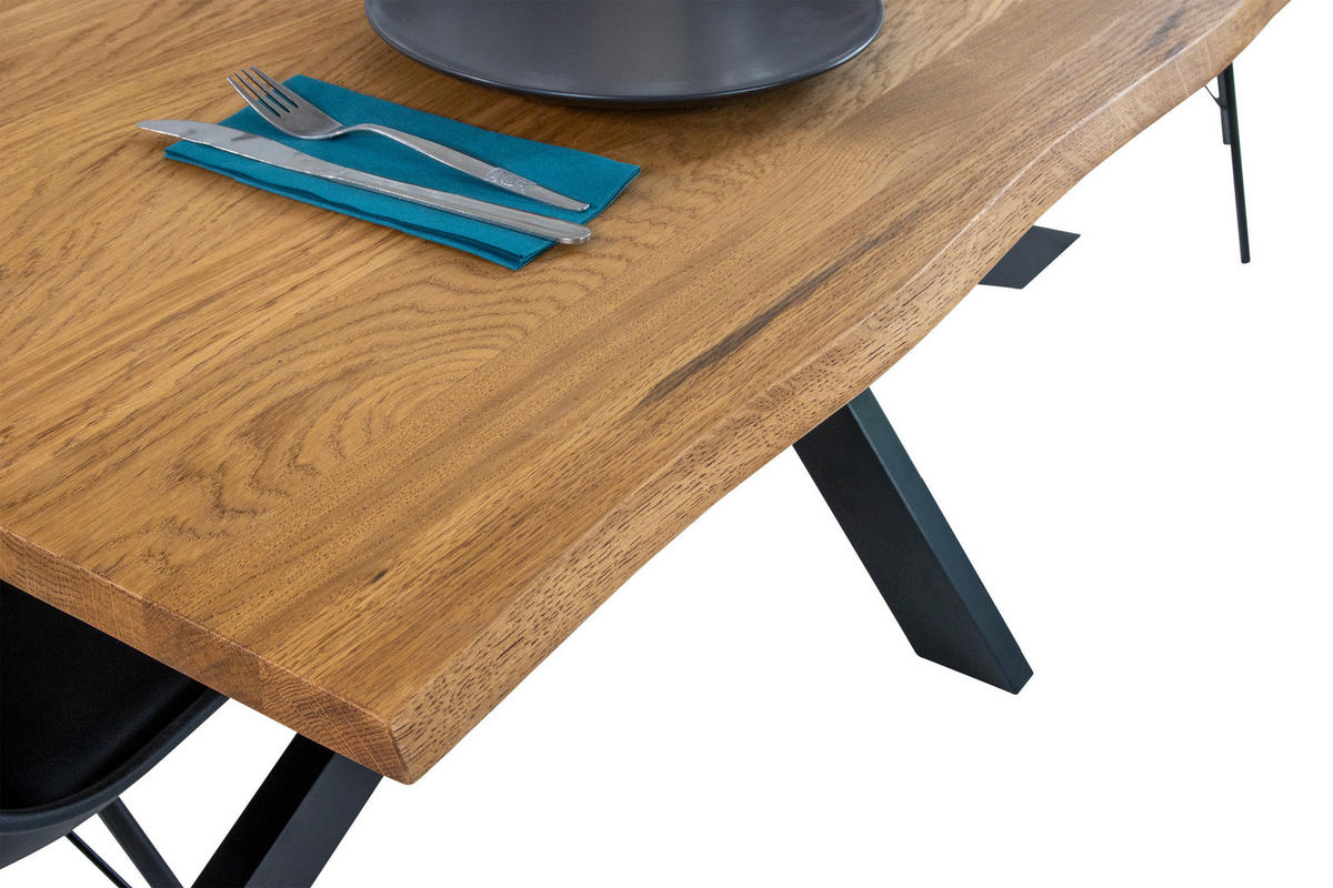 ESSTISCH SALVADOR - Eichefarben/Beige, Holz (100/280/77cm) - SAM