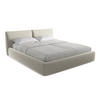 POLSTERBETT mit Bettkasten und Lattenrost 200x228 Creme - Perlmutt/Creme, Kunststoff/Textil (180/200cm) - Makamii