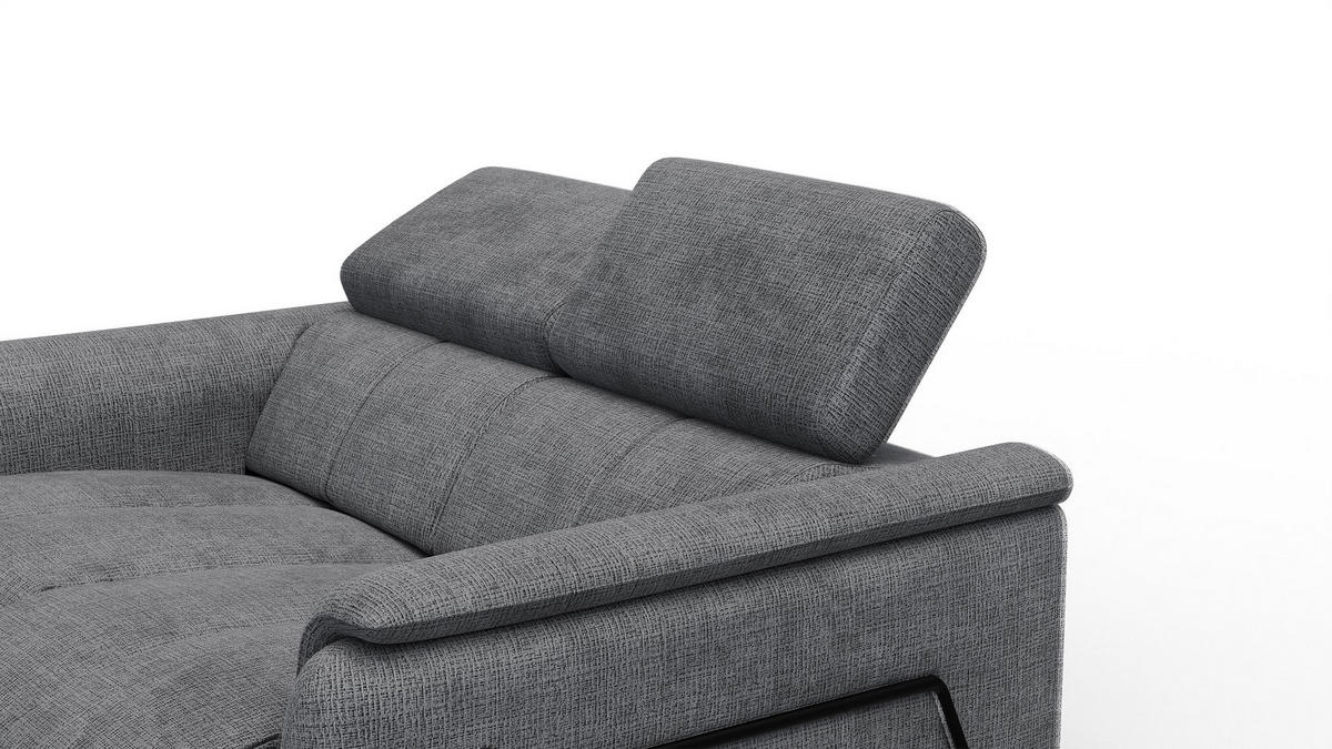 RELAXSOFA RODEN 2-Sitzer, dunkelgrau - Dunkelgrau, Holz/Textil (152/82/103cm) - Courtois Laville