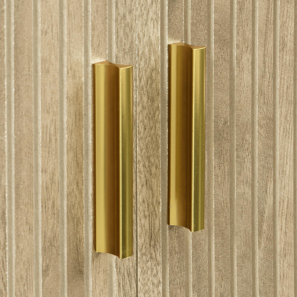 TV-SCHRANK mit Rattan-Schiebetür, Schubladen und offenen Fächern fürs Wohnzimmer - Naturfarben, Holz (175/45/38cm) - PARAFTA HOME