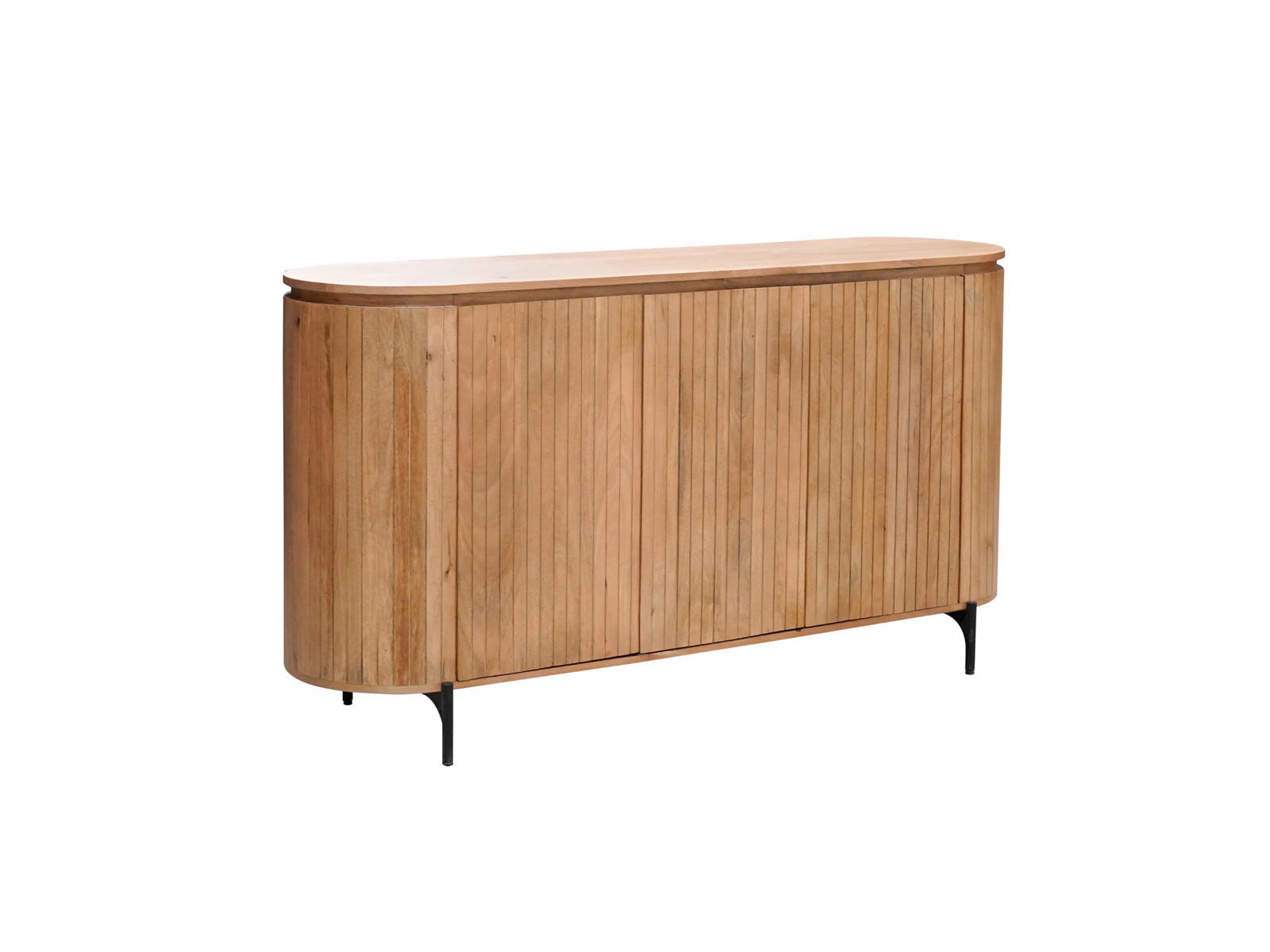SIDEBOARD Helena Mangoholz 165 cm / 45 cm Natur - Naturfarben, Holz (165/90/45cm) - Villa Möbel