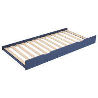 BETTSCHUBLADE Dunkelblau - Blau, Holz - Happy Garden