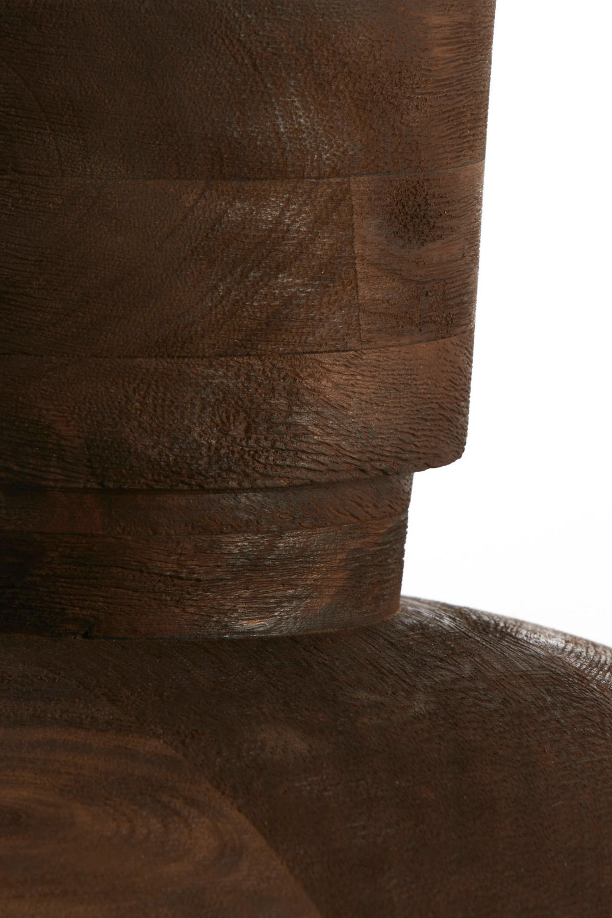 LAMPENFUSS Fiera Braun Ø31/31 cm - Dunkelbraun, Holz (31/31/31cm) - Light & Living