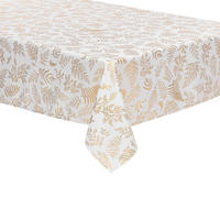 TISCHDECKE Weiß/Gold 360/140 cm - Weiß, Textil (360cm) - Atmosphera Createur d´interieur