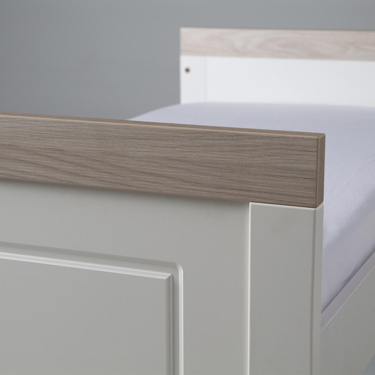 BABYBETT Felicia 70 x 140 cm - Weiß, Holzwerkstoff (70/140cm) - Roba