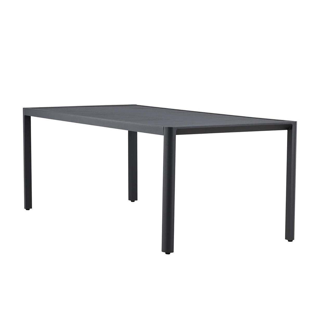 GARTENTISCH - Schwarz, Metall (200/90/72cm) - home24