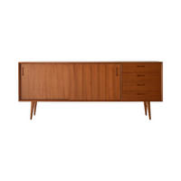 SIDEBOARD Magda 50's Natur aus Mahagoni - Naturfarben, Holz (200/81/42cm) - Tikamoon