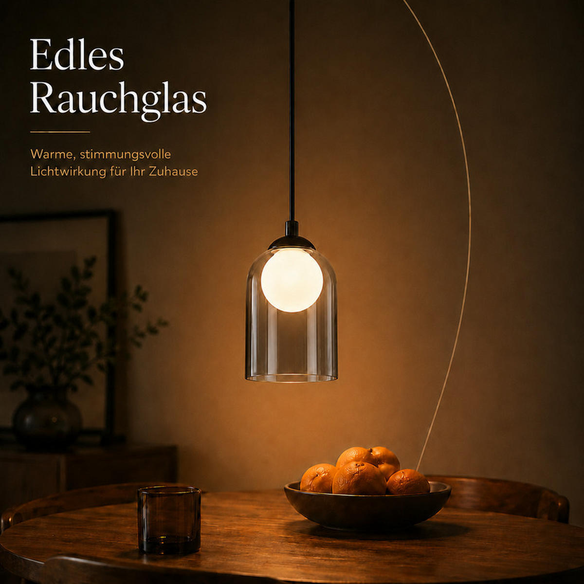 PENDELLEUCHTE Margossian 8/8/145.5 cm - Schwarz, Metall (142/12/12cm) - Nettlife