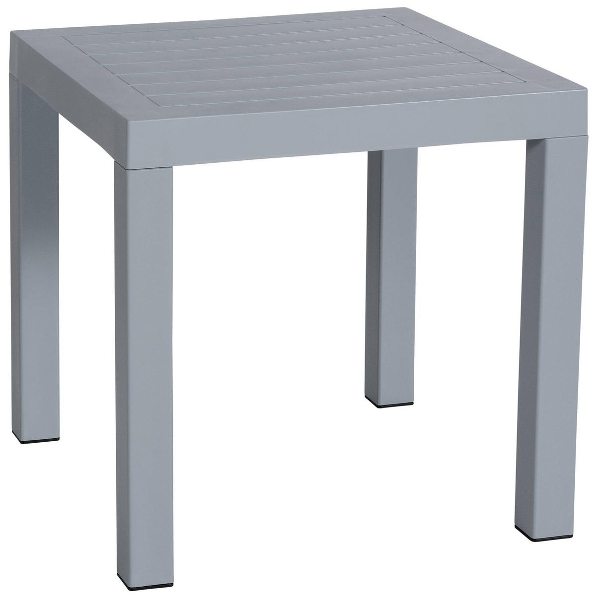 BEISTELLTISCH eckig 45/45/45 cm Kunststoff Grau - Grau, Kunststoff (45/45/45cm) - CLP