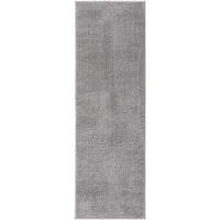 LÄUFER Soda Grau 80x240 cm - Grau, Textil (80/1cm) - KUNSTLOFT