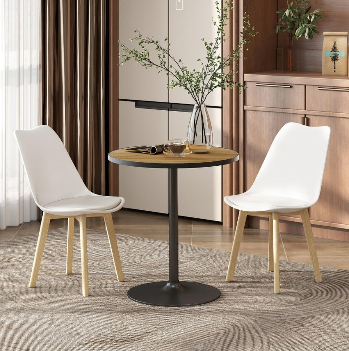 ESSTISCH 70/76 cm Eiche aus Holz - Eichefarben, Holz (70/70/76cm) - OKMYHOME