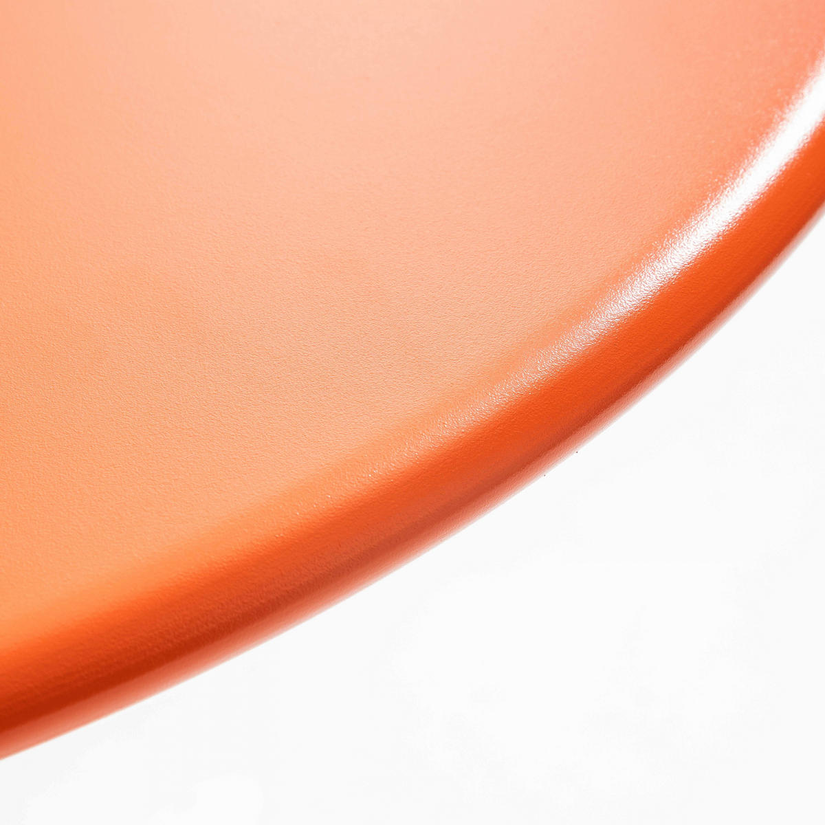 GARTENTISCH , Orangefarben - Orange, Metall (120/120/72cm) - Oviala