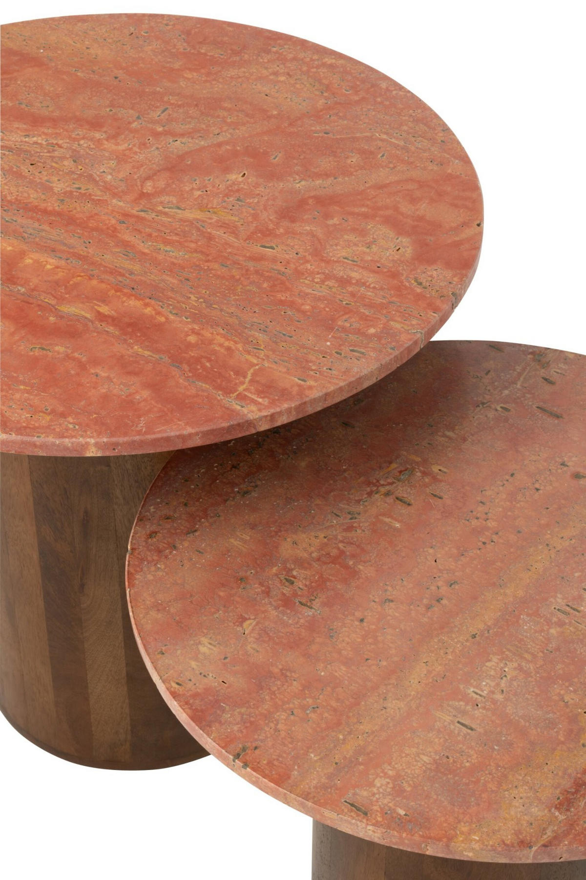 BEISTELLTISCH RUND - Braun, Holz (56/56/50cm) - J-Line